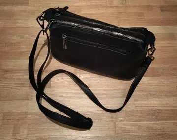 가죽 크로스 바디백 / 숄더백 ( 주름 가죽 )