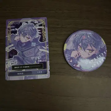 시쿠포니 이루마 캔 배지 트레이딩 카드 메디