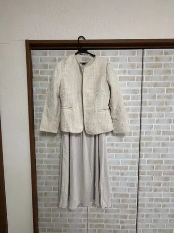 입학식 입원식 자켓과 프릴 드레스 세트