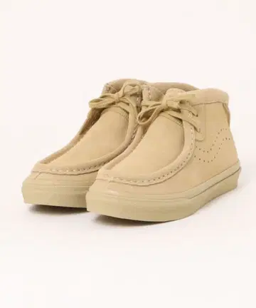 베이지 스웨이드 모카신 하이컷