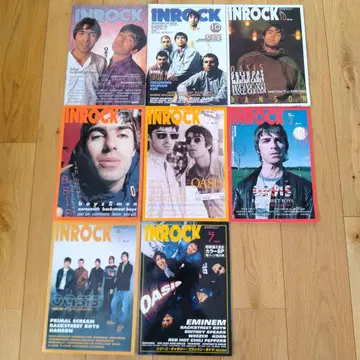 INROCK 인락 oasis 오아시스 특집호 8권 세트