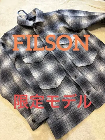 [ 한정판 모델 ] FILSON 옴브레 체크 매키노 크루저 자켓