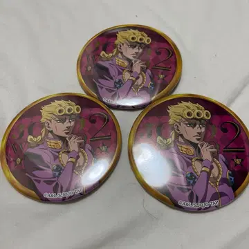 JOJO WORLD2 죠죠의 기묘한 모험 죠르노 죠바나 핀 배지 3개