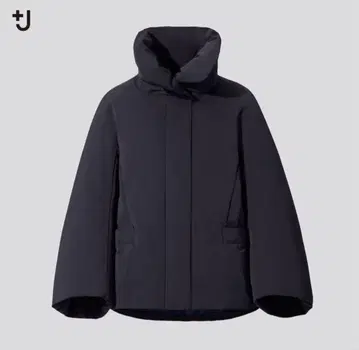 새상품급 UNIQLO 유니클로 +J 하이브리드 다운 자켓 네이비 S