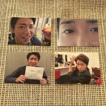 아라시 오노 사토시 라이브 공식 사진 4장 세트