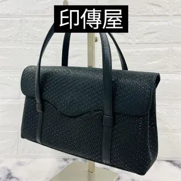 [인덴야] INDENYA 핸드백 가죽 블랙 포멀 일본 의류