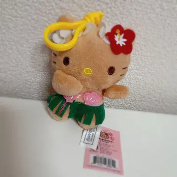 [택 포함 새상품] 하와이 한정판 일광화상 키티 키링