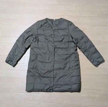 무인양품 포켓터블 노카라 경량 라이트 다운 XL