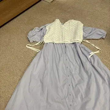 사만사 모스모스 블루 원피스