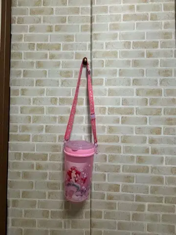 디즈니 아리엘 팝콘 통 핑크