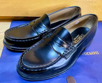 A 새상품급 HARUTA ARVIN 블랙 로퍼 코인 로퍼 #4514