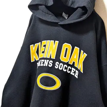 길단 클레인 오크 축구 후드 맨투맨 블랙 L 구제 의류