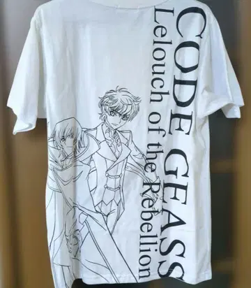 코드기어스 반역의 를르슈 T셔츠 남성용 M사이즈