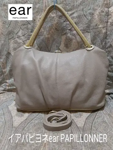 ear PAPILLONNER 천연 가죽/2way/사선 숄더백/L