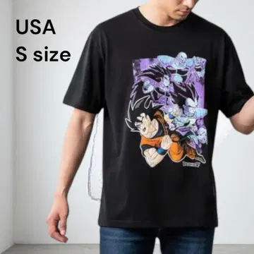 드래곤볼 Z US 공식 S 사이어인 애니메이션 캐릭터 티셔츠