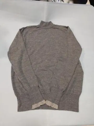 마차트 니트 그레이 소매 프릴