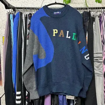 SPALDING 니트 스웨터 자수