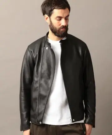 뷰티&유스 시프 세미 더블 라이더 자켓 XL