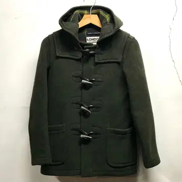 LONDON Traditiond 더플 코트 올리브 그린 36 UK