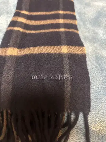 mila schon 캐시미어 스트라이프 머플러