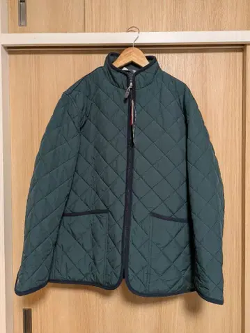 골든 베어 퀼팅 자켓 M 다크 그린