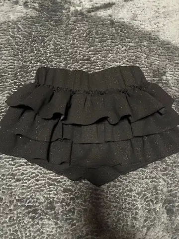 ANDWANG 미니 스커트 블랙 S