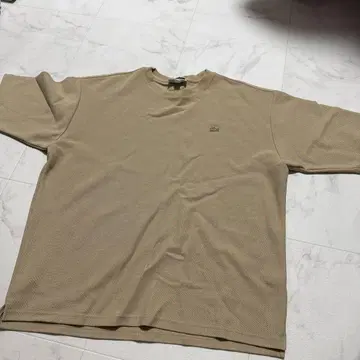 LACOSTE 베이지 T셔츠 US L
