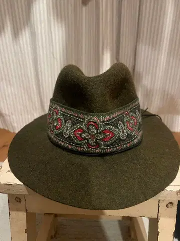 C-PLUS HEAD WEARS 올리브 그린 울 펠트 햇