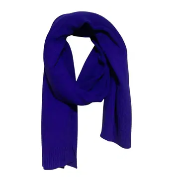 MR.GENTLEMAN 울 혼방 머플러 블루