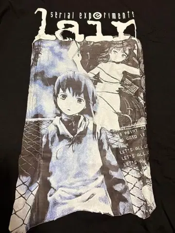 Serial Experiments Rain 레온 레어 T셔츠