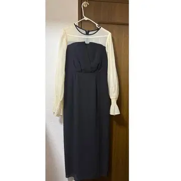 포멀 드레스 롱 원피스 결혼식 파티 L 시스루