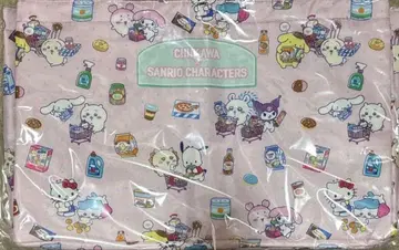 12 치이카와 x 산리오 캐릭터즈 레지 바스켓 백 핑크