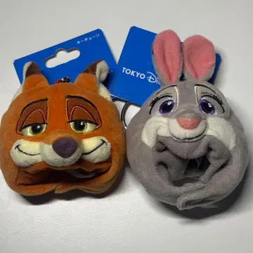 디즈니 닉 주디 주토피아 팬캡 키체인