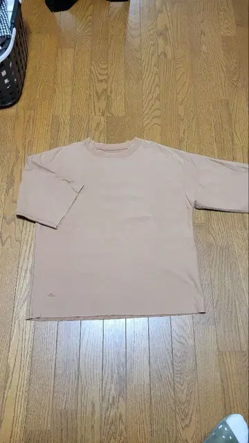 THE NORTH FACE 베이지 7부 소매 T셔츠 M