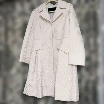 TO BE CHIC 아이보리 롱 코트 빅 사이즈 44