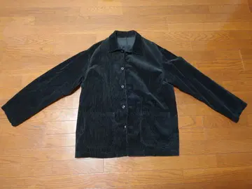 무인양품 코듀로이 자켓 블랙