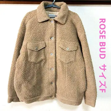 로즈버드 플리스 보아 자켓 F 베이지