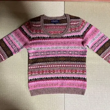 Brocks Brothers 노르딕 무늬 스웨터 XS