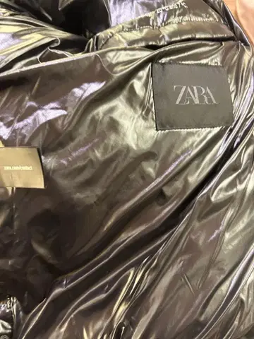ZARA 블랙 다운 자켓