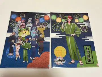 컬러풀 피치 한여름 복숭아 축제 클리어 파일 2세트 집합 쟈파파 노아