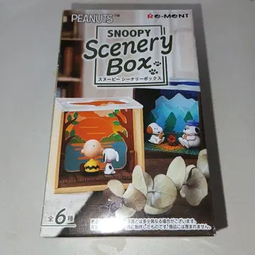 스누피 시너리 박스 5 여행 도중 디오라마 피규어