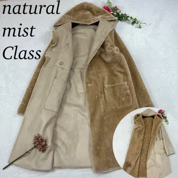 K351 내추럴 미스트 클래스 F 리버서블 무스탕 코트 여성용