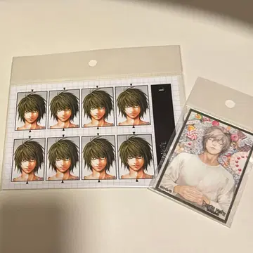 데스노트전 증명사진관 스티커 L 신규 일러스트 세트 판매