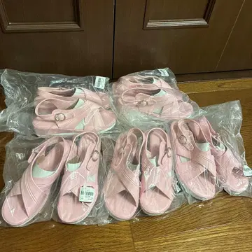 간호사 샌들 핑크 L 5켤레 세트