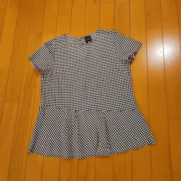 KEITH 깅엄 체크 플레어 상의 38