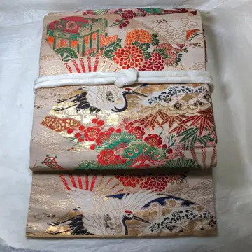 앤티크 오비 빈티지 오비 학과 꽃 디자인 마루오비