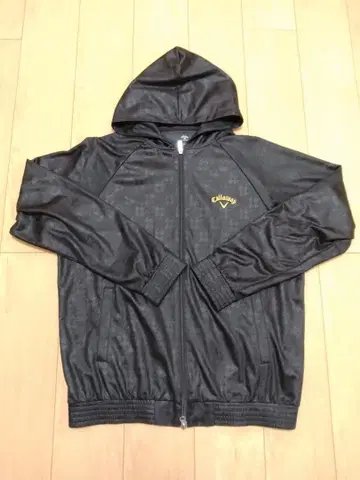 [ 새상품급 ] Callaway 풀 집업 후드 부착 자켓 블랙