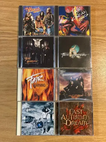 일본반 페어 워닝 외 CD 8장 세트