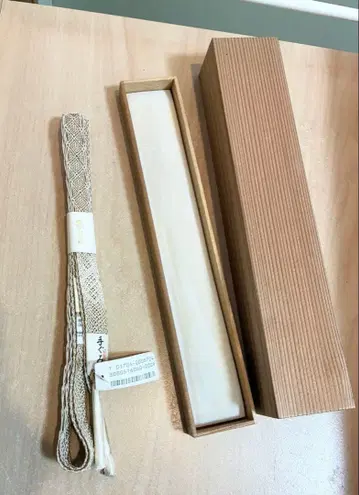 미츠코시 미사용 새상품 허리띠 베이지 실크 뜨개질 디자인