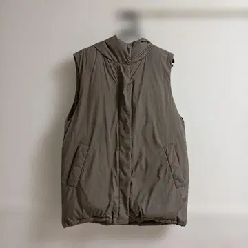 BARNYARDSTORM 후드 부착 다운 베스트 카키 밴야드 스톰